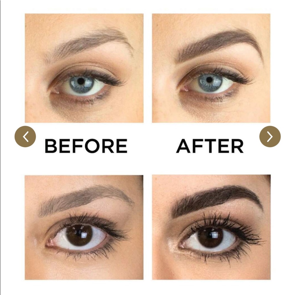 BILLION DOLLAR BROWS 4p Best Sellers Kit 2 Pencils Gel Brush  $42 NIB - Picture 5 of 7